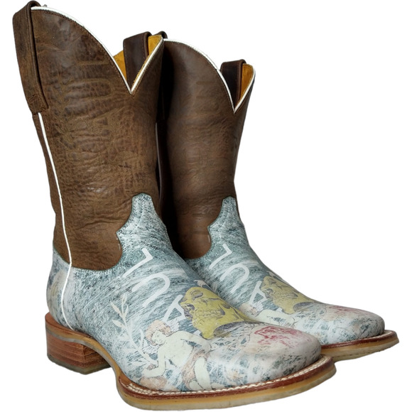 Tin Haul Shoes Tin Haul Goddess Heaven Lazer Angel Square Toe